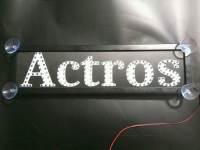 светодиодная табличка actros логотип мерседес