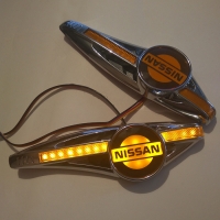 Светодиодный поворотник с логотипом NISSAN