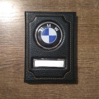 Обложка на документы с логотипом BMW