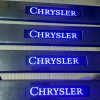 накладки на пороги с подсветкой chrysler chrysler