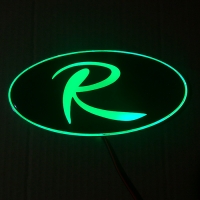 2d светящийся логотип kia r 2d логотипы