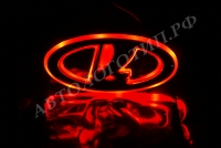 подсветка логотипа lada largus+логотип подсветка логотипа
