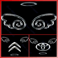 3d крылья ангела на логотип автомобиля наклейки