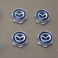 Болты крепления госномера с логотипом Mazda