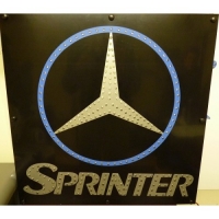 светящийся логотип для грузовика sprinter логотип мерседес