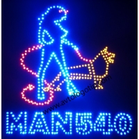 Светящийся логотип для грузовика MAN 540