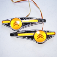 светодиодный поворотник с логотипом citroen поворотники с логотипом