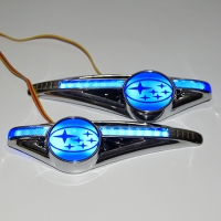 светодиодный поворотник с логотипом subaru поворотники с логотипом