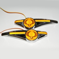 светодиодный поворотник с логотипом ssangyong поворотники с логотипом