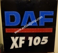 светящийся логотип для грузовика daf xf105 логотипы даф