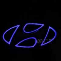 5D светящийся логотип Hyundai 10,2*5,2см