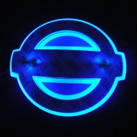 подсветка логотипа nissan micra подсветка логотипа