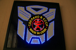 Светящийся логотип для грузовика Autobot