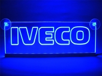 светящаяся табличка iveco 2d логотип ивеко