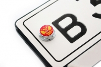 болты крепления гос номера с логотипом герб москвы болты номерного знака с логотипом