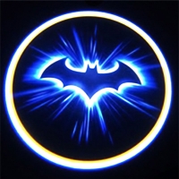 подсветка дверей с логотипом batman,беспроводная беспроводная подсветка 7w