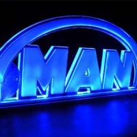 Светящаяся табличка 3D MAN