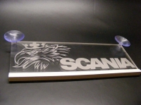 светящаяся табличка scania 3d логотипы скания