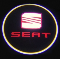 беспроводная подсветка дверей с логотипом seat 5w беспроводная подсветка дверей 5w