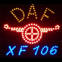 Светящийся логотип DAF XF 106