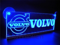 светящаяся табличка volvo 3d логотип вольво