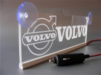 светящаяся табличка volvo 3d логотип вольво