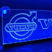 Светящаяся табличка Volvo 2D
