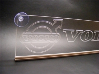 светящаяся табличка volvo 2d логотип вольво