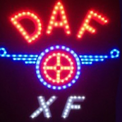 светящийся логотип daf xf логотипы даф