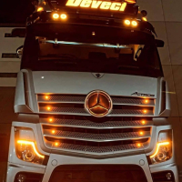 Светодиодная подсветка логотипа грузовика Mercedes Actros MP1-MP3 подложка  Хотите выделяться среди толпы однообразных и «серых» грузовиков Mercedes? Предлагаем оригинальное решение, светящиеся логотипы Mercedes Actros MP1-MP3, в «www.avtologotip.com» вы 