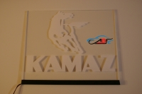 табличка светящаяся камаз логотипы камаз