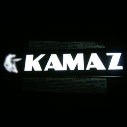 Светящаяся неоновая табличка KAMAZ+Лошадь